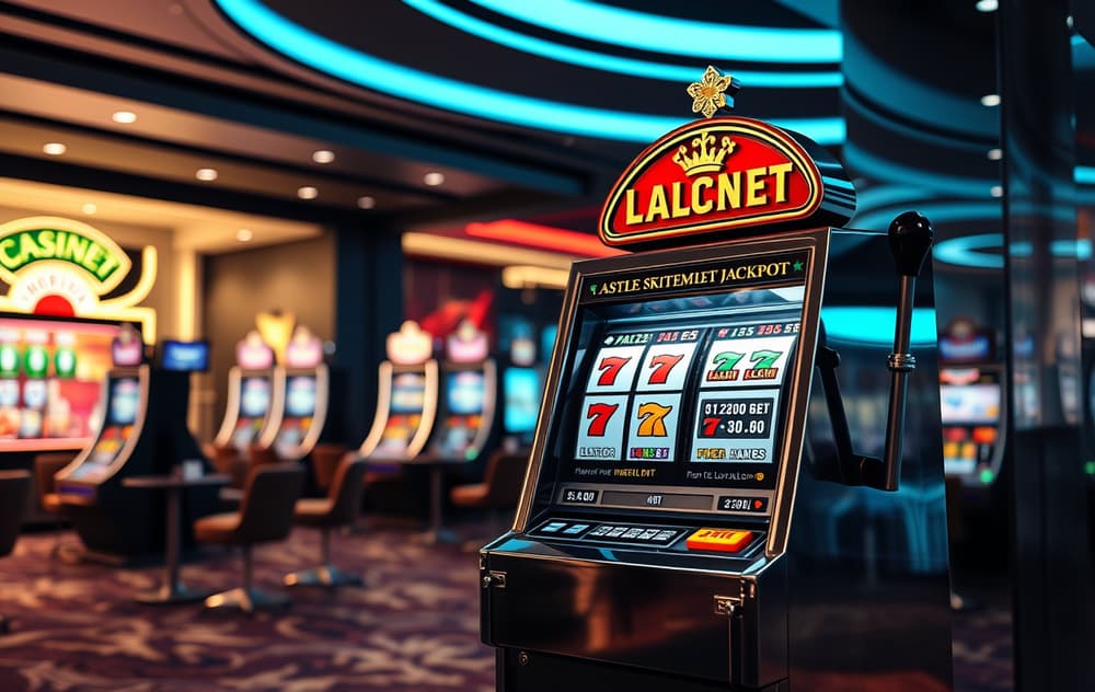 Jackpot-teller med stort premiebeløp i norske kroner.